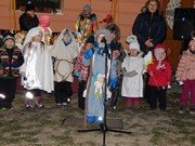 Rozsvícení stromečku u MŠ